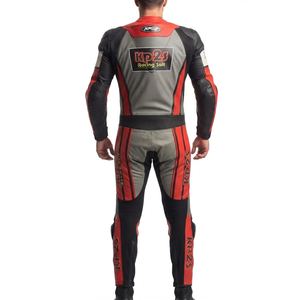 Combinaison de course pour homme Zonda Pro 1 pièce en cuir de vache véritable/cuir de kangourou, style MotoCP, combinaison blindée niveau 2 - Product Image 2