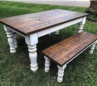 Pieds de table à manger contemporains en bois massif, sur mesure, poteaux de support polis, faits à la main, robustes, pour appartement, atelier, ODM