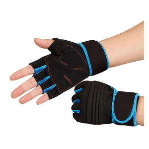 Gants de musculation en cuir neuf de haute qualité, demi-doigts, respirants, avec support pour les poignets, pour hommes et femmes - Product Image 4