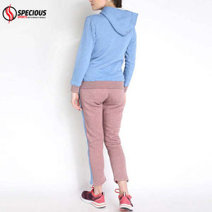 Survêtement d'hiver décontracté pour femme, entièrement personnalisé avec impression de logo, 100% coton, fermeture à cordon, nouvelle arrivée tendance - Product Image 3