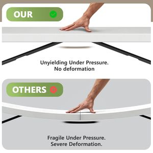Tavolo Pieghevole Resistente da 2,4 m, Tavolo Portatile in Plastica Semi-Pieghevole per Interni/Esterni, Campeggio, Picnic e Feste - Product Image 5