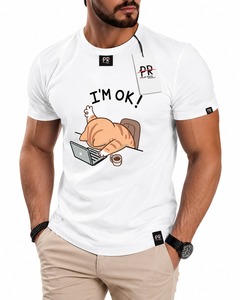 Nuevas camisetas de hombre extragrandes a la moda, con logo impreso DTF personalizado, cuello redondo, manga corta, diseño a rayas, camiseta ecológica para hombre - Product Image 4