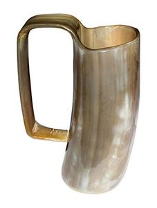 Jarra de Cerveza de Cuerno Natural, Ecológica, Hecha a Mano, Estilo Bohemio, Taza Decorativa de Cuerno de Búfalo Pulido - Product Image 5