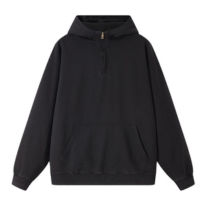 Sweat-shirt à col rond pour homme, coupe classique, couleur unie, style décontracté, style streetwear, polaire d'hiver, impression numérique, directement de l'usine - Product Image 2