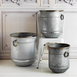 Jardinière en acier galvanisé, plante de croissance ovale, boîte de jardinière de jardin en plein air, grand métal surélevé, lits de jardin pour légumes - Product Image 2