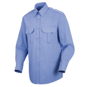 Camisa de Uniforme de Guardia de Seguridad para Hombre, Venta al por Mayor, Transpirable, de Poliéster y Algodón, Manga Larga y Corta, Camisa de Trabajo - Product Image 3