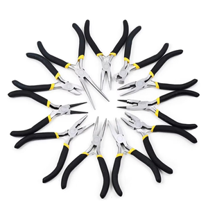 Habi Industries Surgical Grade Stainless Steel Precision Jewelry Making Round Nose Pliers Chain Bending Soft Double Grip Handle - Product Image 1