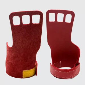 Custom Logo Leather Hand Grips for Crossfit Gymnastics and Fitness Workout Equipment Factory Price - Product Image 4