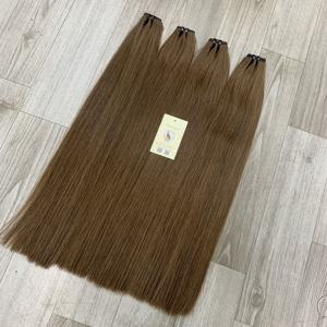 Extensiones de trama de cabello vietnamita recto virgen crudo alineado con cutícula dibujada doble de Venta caliente en estilo de onda natural - Product Image 5