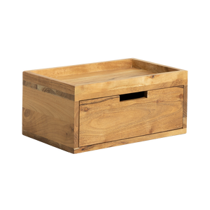 Étagère murale carrée Vandana Optima Solace en bois d'acacia - Product Image 1