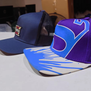 Gorra de Béisbol de Lona Personalizada de 5 Paneles con Visera Curva, Unisex, Casual, Vintage, Estilo Urbano, Hip Hop, Diseño Bordado, 100% Algodón, Dorado - Product Image 3