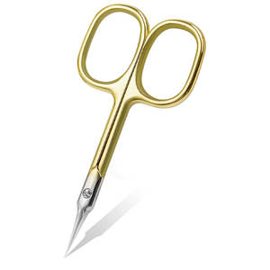 Ciseaux à cuticules professionnels de précision, acier inoxydable, lame courbée, pointe fine, outil de coupe, qualité durable de grade A+ - Product Image 1