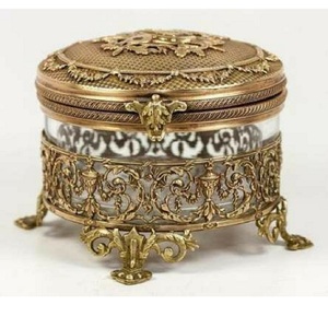 Brass & <b>Stainless</b> <b>Steel</b> Kitchen Jar | Premium Airtight <b>Food</b> <b>Container</b> - Product Image 1