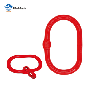 HIDEA G80 Type US A344 Maillon maître oblong en acier forgé, revêtement poudré, <span class=keywords><strong>anneau</strong></span> de tête soudé pour la construction et l'industrie lourde - Product Image 3