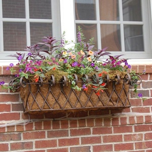 <b>Vintage</b> Square Wrought Iron 3-Tier 3-Pot Bicycle <b>Plant</b> <b>Stand</b> Flower Pot Holder Indoor Outdoor Decorative Garden Planter Rack - Product Image 2