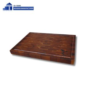 Planche à découper en bois de teck à grain transversal, ensemble de blocs, fabricant d'ustensiles de cuisine en bois sur mesure, produits tendance 2026 - Product Image 2