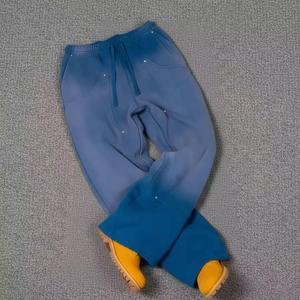 Custom Solid Color Puff Print Heavyweight <b>Drawstring</b> Waistbelt Baggy Sweatpants - Product Image 5