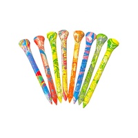 Accessoires de golf personnalisés, tee de golf en bois de 70 mm, peinture colorée unique, tees de golf personnalisés