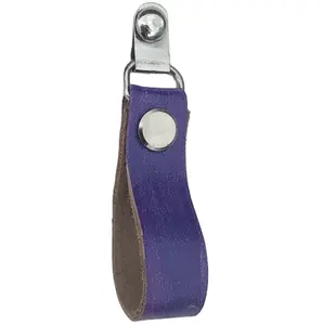 Lederen Dark Purple Kleur Lade Deur Kast Knoppen & Pull Handvat [Hbrmw 251]