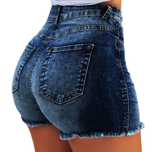 Latest Design Womens Washed Ripped High Waist Casual Street Style Fashion Denim Shorts Trendy Summer Wear Denim Shorts For Girls - Product Image 6