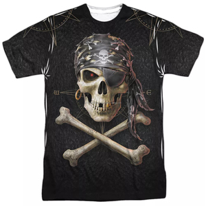 เสื้อยืดแขนสั้นทรงสลิมฟิตสำหรับผู้ชาย น้ำหนักเบา คอกลม ผ้าโพลีเอสเตอร์ 100% ป้องกันรอยยับ พิมพ์ลาย - Product Image 3