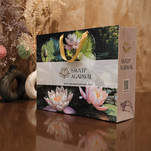 Premium Logo Printed <b>Paper</b> Carry Bags Wholesale Boutique Gift Packaging Bags with Satin Ribbon Handles for Clothing and Beauty - Product Image 2