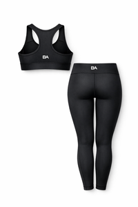 Combinaison de yoga imprimée à col en V, extensible dans quatre directions, longueur genou, avec des caractéristiques antibactériennes et respirantes en Spandex/Polyester - Product Image 3