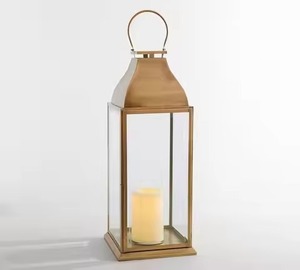 Lanterne suspendue en métal, porte-bougie décoratif pour patio, jardin, mariage, fête, restaurant, hôtel, utilisation en extérieur - Product Image 2