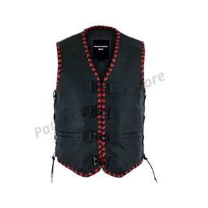 Chalecos de Cuero Genuino para Hombre, Último Modelo, al por Mayor, para Uso en Exteriores, Servicio Personalizado OEM, Chalecos de Cuero para Hombre en Grandes Cantidades - Product Image 5