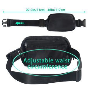 Riñonera Deportiva Impermeable de Nailon Suave Unisex INTRAX WORLD con Bolsillo con Cremallera, Tira Reflectante y Capacidad Personalizable para Correr - Product Image 2