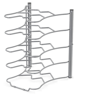 Maravilloso organizador de sartenes de 5 niveles, estante para ahorrar espacio en el gabinete de cocina, solución de almacenamiento de utensilios de cocina, soporte metálico para ollas y sartenes - Product Image 3