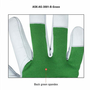Guantes Mecánicos de Piel de Cabra, Resistentes al Calor, Antideslizantes, con Muñequera Ajustable, Resistentes, Suaves, Cómodos y Resistentes a la Abrasión - Product Image 3