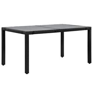 Conjunto de Comedor para Exteriores Mediano en Ratán de Polietileno Negro, Colección de Muebles de Jardín - Product Image 2