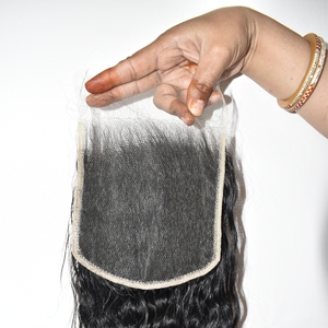 HD 6*6 Closure Indien Double Trame Faite à la Machine Cuticules Alignées Remy Couleur Naturelle Noir Femme Non Traité 100g Cheveux Humains 10-22 Pouces - Product Image 5