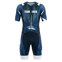 Tenue de triathlon personnalisée avec logo et nom d'équipe sur mesure, vêtements de course légers et respirants pour les professionnels et les amateurs