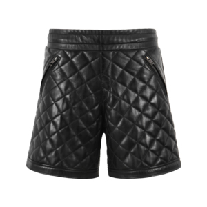 Ensemble veste et short matelassés en cuir Napa de mouton 100 % véritable pour homme, noir, style motard streetwear, ensemble coordonné en cuir, fabricant - Product Image 6