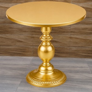 Luxury Gold Pedestal <b>Cake</b> Stand Metal Dessert Display Table for Wedding & Birthday and Catering - Product Image 1