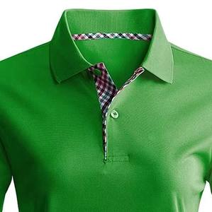 เสื้อโปโลคอปกตัดสีสำหรับผู้หญิง เสื้อโปโลชายเสื้อผ่าข้างสำหรับผู้หญิง เสื้อโปโลชายเสื้อโค้งสำหรับผู้หญิง เสื้อโปโลทรงยาวสำหรับผู้หญิง - Product Image 6