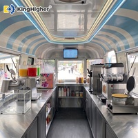 Remorque alimentaire vintage Airstream entièrement équipée, camion de crème glacée, remorque de restauration mobile personnalisée, remorque de restauration commerciale