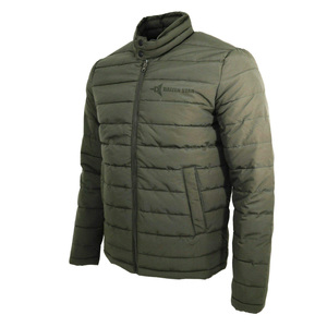 Daizen Star Unisex Black Puffer Jacket Hooded Stand Collar Zipper Closure Windproof Winter Casual Cotton Filling Solid Color - Product Image 4