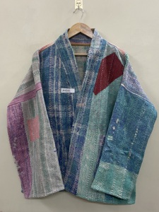 Wholesale Handmade Suzani Embroidery Kantha Autumn Winter Knitted Cotton Eco-Friendly <b>Jacket</b> <b>Women</b> Regular Free Size - Product Image 3