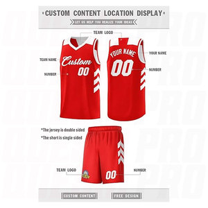 Conjunto de Uniforme de Baloncesto Reversible de Secado Rápido, Transpirable, con Impresión por Transferencia de Calor, Tallas Grandes, Sublimado - Product Image 4