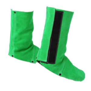 Protège-chaussures de soudage en cuir de vachette pleine fleur de qualité supérieure, gaine de sécurité pour la protection des mains contre les étincelles industrielles et la lutte contre les incendies - Product Image 4
