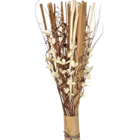 Fleurs artificielles faites à la main couleurs assorties bouquet de palmier décoratif palmier décoratif maison mariage fleurs décoratives
