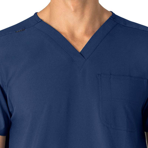 Conjuntos de Uniformes Médicos de Tela Elástica de Alta Calidad, Unisex, Sin Costuras, de Manga Corta, Uniformes de Hospital, Conjunto de Uniformes con Logotipo Personalizado - Product Image 3