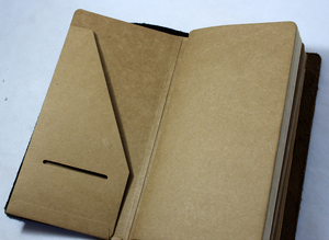 Carnet de notes personnalisé en cuir Crazy Horse écologique marron et noir, rechargeable, fait main, design voyage, pour bureau et réunions - Product Image 4