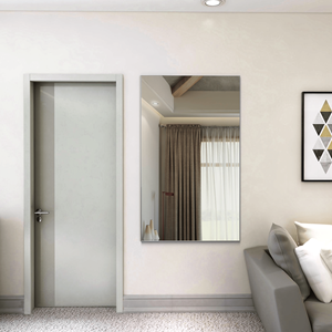 Oversize 60 \ "x36 \" moderno rettangolo in alluminio specchio da bagno argento decorativo grande specchio da parete per soggiorno camera da letto - Product Image 4