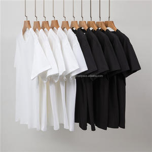 Fabricante de Camisetas con Impresión Bajo Demanda, Camiseta con Impresión Completa, Impresión en Algodón, Ropa Masculina de Alta Calidad, Camisetas Negras - Product Image 1
