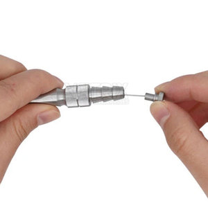 Tube d'aspiration dentaire en acier inoxydable, durable, finition lisse, instrument réutilisable pour la chirurgie buccale, les procédures cliniques et l'usage quotidien - Product Image 3