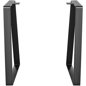 Trapezoid Steel Table Legs 16" 400lbs Load 2 Pcs Furniture Legs for DIY Coffee Tables, Desks, <b>Bench</b>, Night Stands EDPTBL009 - Product Image 5
